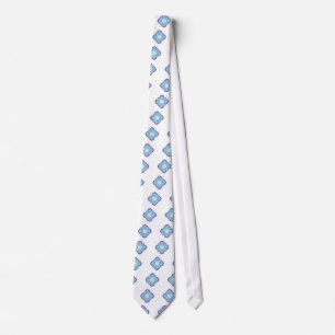 Blue Flake III Tie