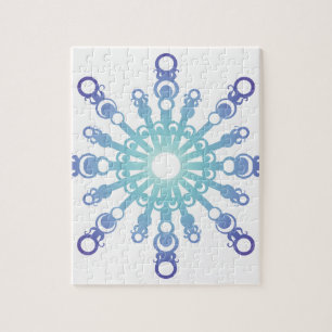 Blue Flake IV Jigsaw Puzzle
