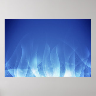 Blue Flame Poster