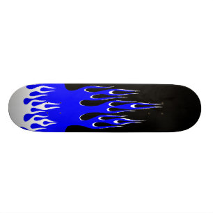 Blue Flame Skateboard