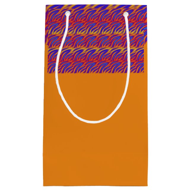 Blue Flames Small Gift Bag (Front)