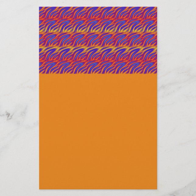 Blue Flames Stationery (Front)