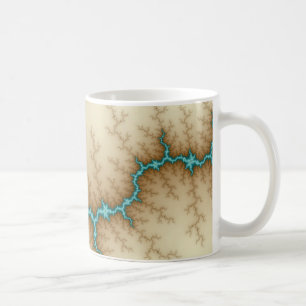 Blue Flash - Fractal Mug