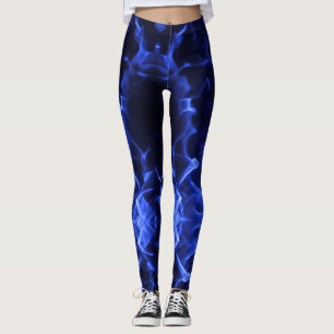 blue  flash   leggings