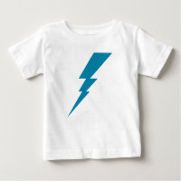 Blue Flash Lightning Bolt