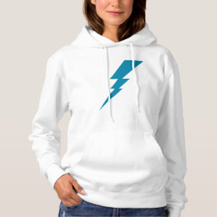 Blue Flash Lightning Bolt Hoodie