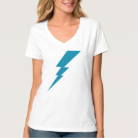 Blue Flash Lightning Bolt