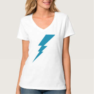 Blue Flash Lightning Bolt T-Shirt
