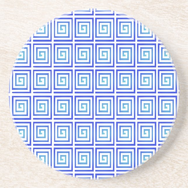 blue flashes coaster (Front)