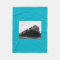 Blue Fleece Blanket Steam Engine