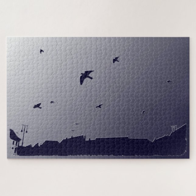 Blue flight jigsaw puzzle (Horizontal)