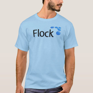 blue flock T-Shirt