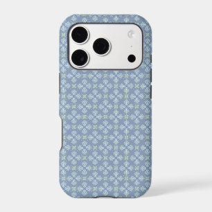 Blue Floral Abstract Pattern