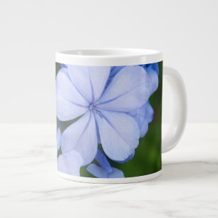 Blue Floral Bokeh Large Coffee Mug