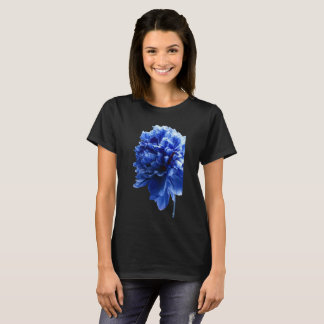Blue Floral Botanical Illustration | Elegant Natur T-Shirt
