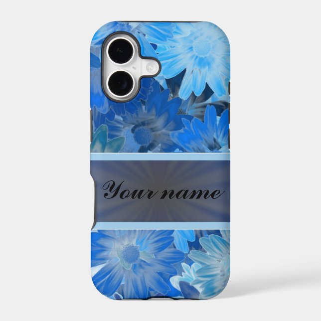 Blue Floral Daisy Pattern (Back)