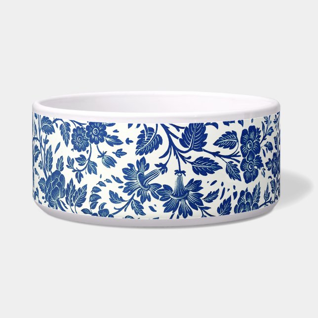 Blue Floral Pattern (Right)