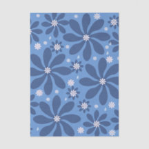 Blue Floral Pattern – Stylish  Acces Wash Cloth