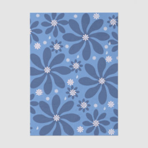 Blue Floral Pattern – Stylish  Acces Wash Cloth Tissue Paper