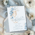 Blue Floral Pearls & Prosecco Bridal Shower