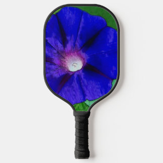 Blue Floral Pickleball Paddle