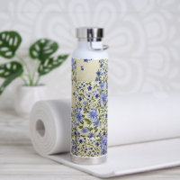 Blue Floral Quilt 