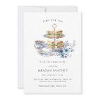 Blue Floral Tea Cup | Tea Sandwiches Bridal Shower