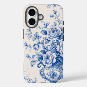 Blue Floral Urn Phone Case