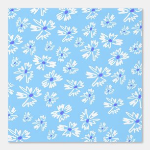 BLUE FLORAL VINTAGE Wallpaper