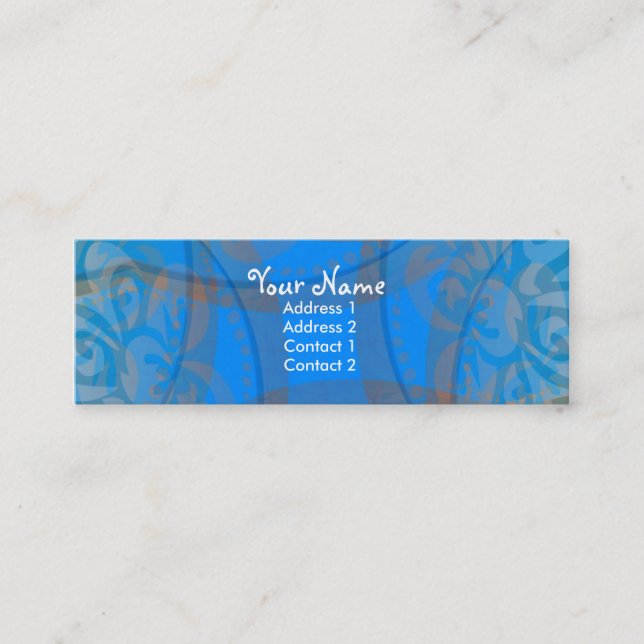 Blue Floralia Profile Card (Front)