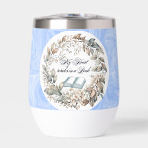 Blue Flower Bouquet Book lovers