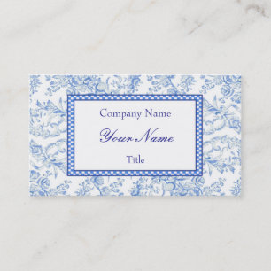Blue Flower Business Card