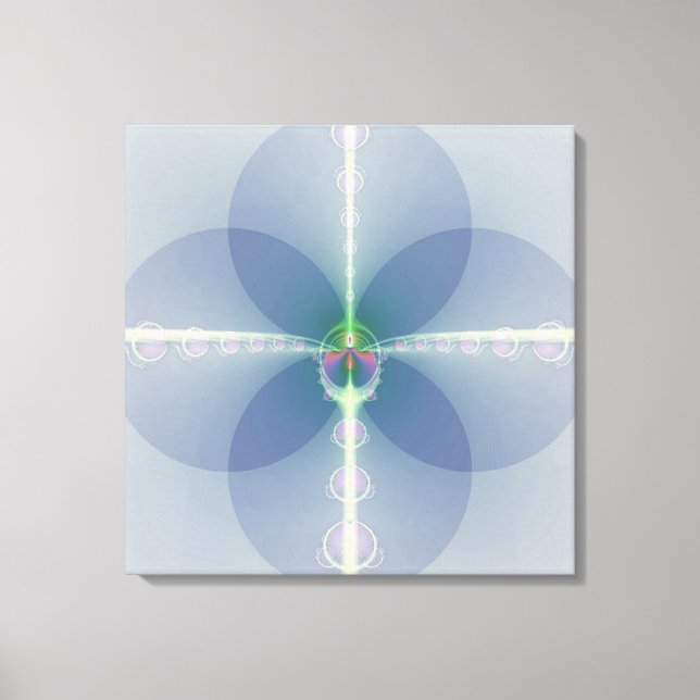 Blue Flower Canvas Print (Front)