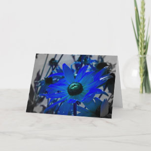 Blue Flower Card