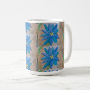 Blue Flower Coffee Mug