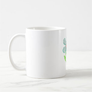 Blue Flower Coffee Mug