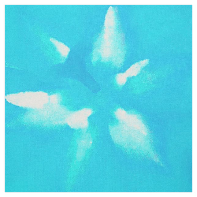 Blue Flower Fabric (Swatch)