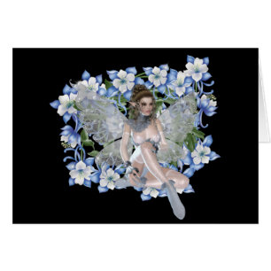 Blue Flower Fairy Design