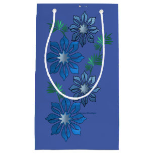 Blue Flower Gift bag