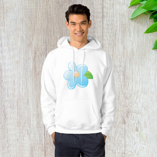 Blue Flower Hoodie