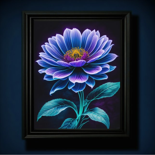 Blue Flower III Poster (Creator Uploaded)