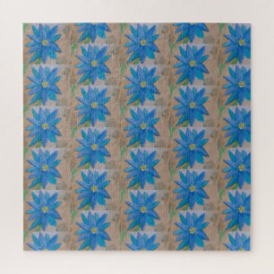 Blue Flower Jigsaw Puzzle