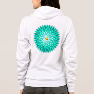 Blue Flower Mandala-68566 Hoodie