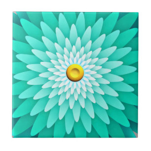 Blue Flower Mandala-68566 Tile