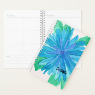 Blue Flower Planner