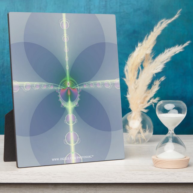 Blue Flower Plaque (Side)