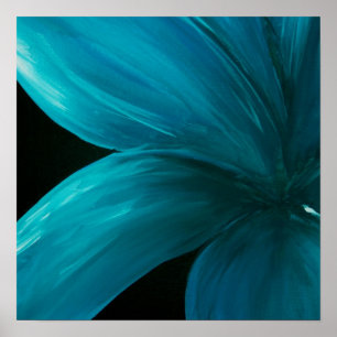 Blue Flower Poster