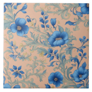 Blue Flower Tile