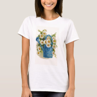 Blue Flower Watering Can T-Shirt