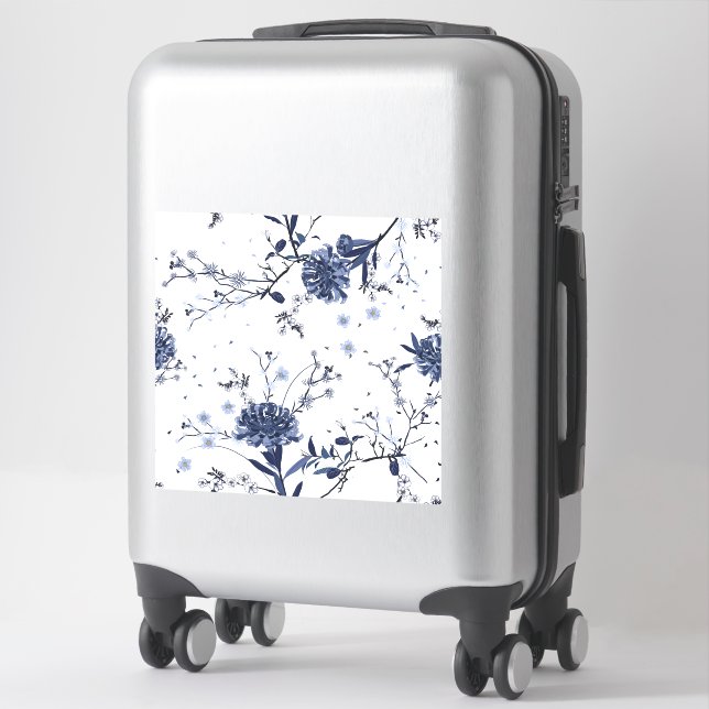 Blue flowers (Suitcase)